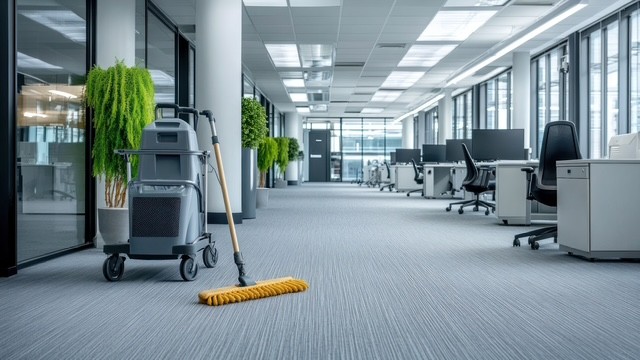 Grund-Reinigung im Gewerbe